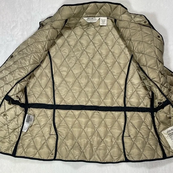 Eddie Bauer Navy Quilted Goosedown Vest - Picture 4 of 14